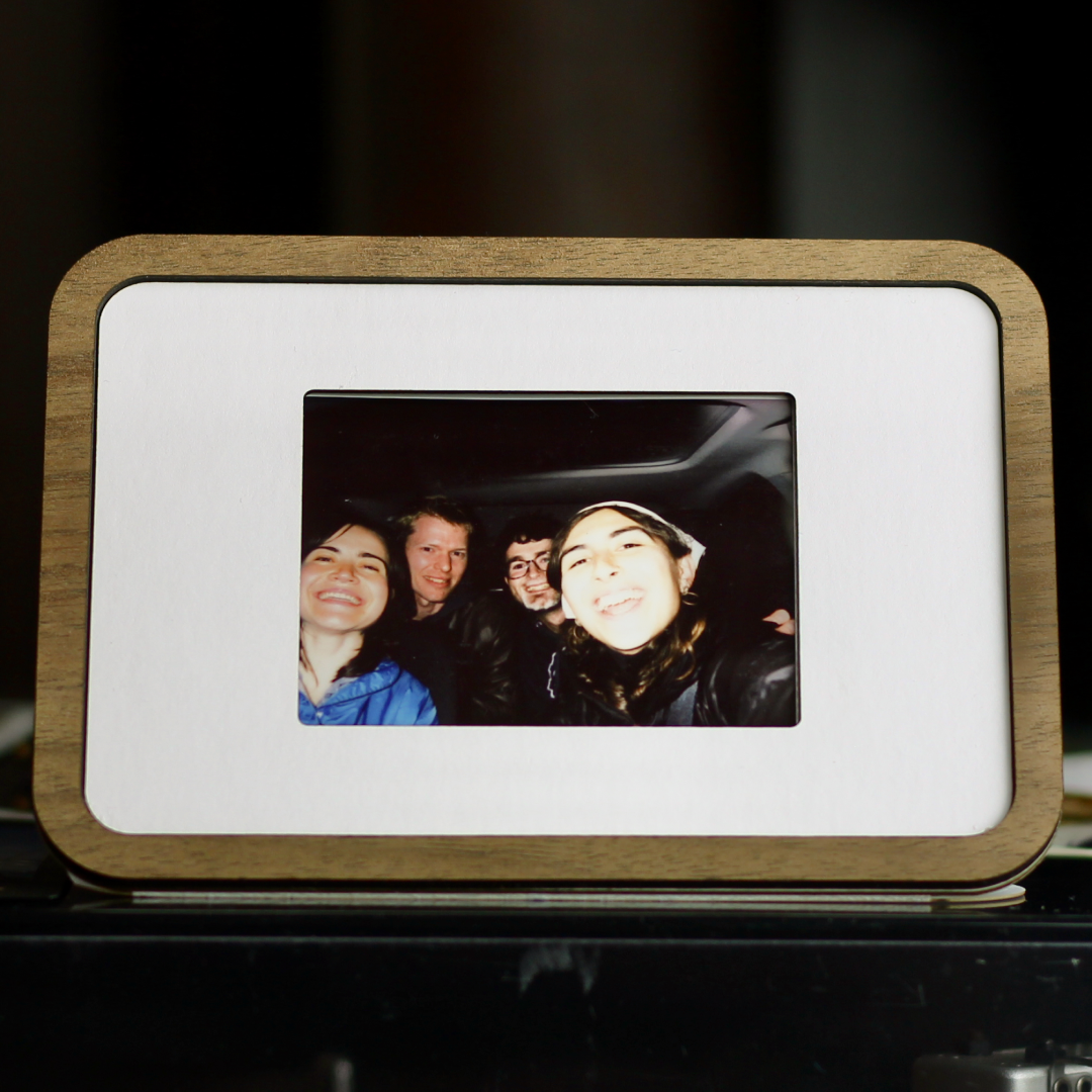 Angl Post, Picture Frame Greeting Card for Polaroids and Photographs, Handmade w/Love